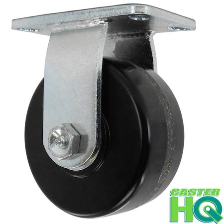 Casterhq 10"x3" Kingpinless Heavy Duty Rigid Caster, Phenolic Wheel, 2,900 CB-10RCPH103